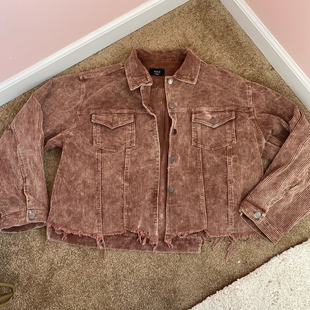 Frayed Vici dolls jacket